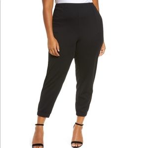 LEITH Cargo Knit Pants In Black